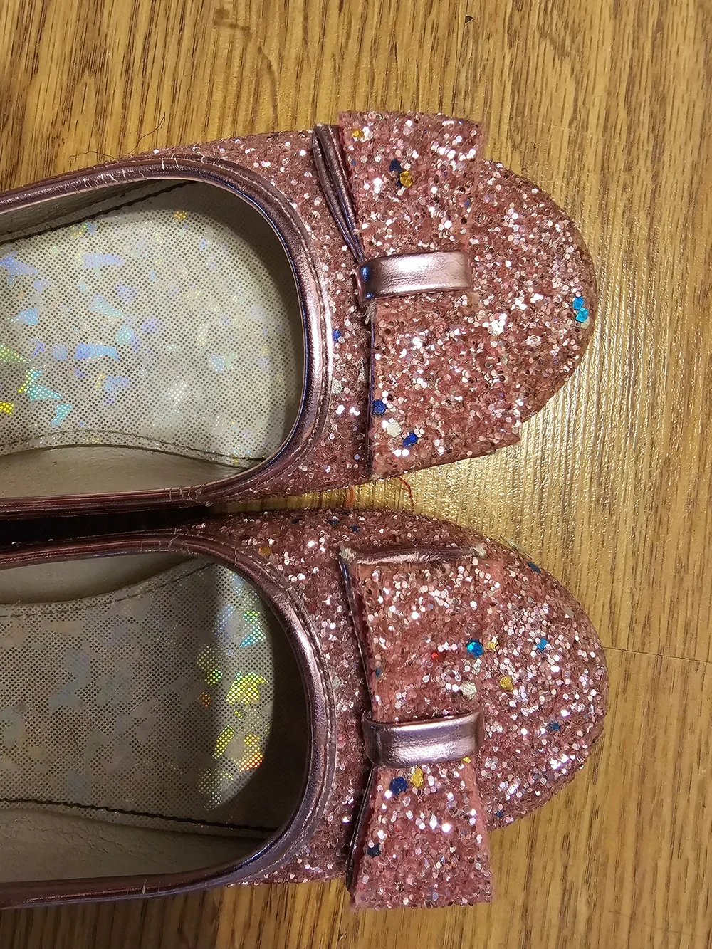 Sparkle Mary Jane Dress Shoes for Girls in Rose Pink size 1